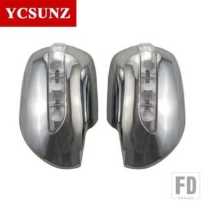 トヨタ サイドミラーカバー ランドクルーザープラド 120 FJ120 37895 車外装アクセサリー - chrome with LED