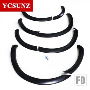 フォード マットブラックアーチホイールマッドガードフェンダーフレアエベレストエンデバー 2016-21 カーアクセサリー YCSUNZ - black(no sensor)