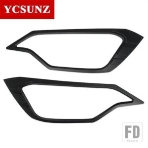 いすゞ ブラックヘッドライトカバー DMAX D-MAX 2023 2024 ダブルキャビンカーアクセサリー YCSUNZ - Black