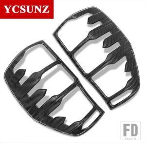 フォード テールライトカバーレンジャー WILDTRAK T6 T7 T8 2012-21 ダブルキャビンアクセサリー - new carbon fiber