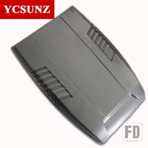 フォード 2016 マットブラックボンネットスクープフードレンジャーワイルドトラック T7 エンデバーエベレスト 2016-21 YCSUNZ - Silver
