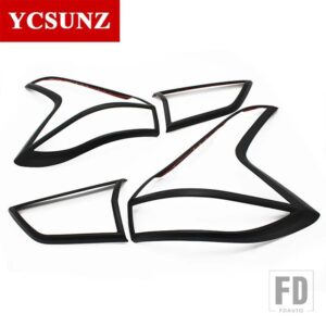 三菱 ABS マットブラックテールライトカバー エクスパンダー 2017-21 車外装リアランプフードアクセサリー YCSUNZ - Matte Black