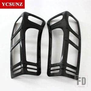 シボレー いすゞ 2012-2019 D-MAX アクセサリーリアライトカバースペシャル部品 D-MAX YCSUNZ - Carbon Fiber