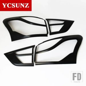 いすゞ ABS テールライトカバー MUX MU-X 2014-16 SUV リアランプフード外装部品 YCSUNZ - Black