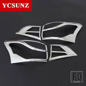 いすゞ ABS テールライトカバー MUX MU-X 2014-16 SUV リアランプフード外装部品 YCSUNZ - Chrome