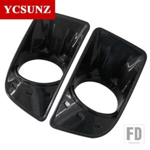 いすゞ ABS フォグライトカバー D-MAX DMAX 2012-16 ダブルキャビンカーアクセサリー - new carbon fiber