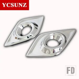 トヨタ ABS フォグライトカバーアクセサリー ハイラックス REVO 2015-18 ダブルキャビン車外装部品 - Chrome