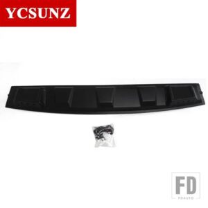 フォード ABS LED ルーフパネルルーフスポイラーカバーレンジャーワイルドトラック T9 2022 2023 スポーツ XLT XLS XL ピックアップトラック - BLACK-Short style