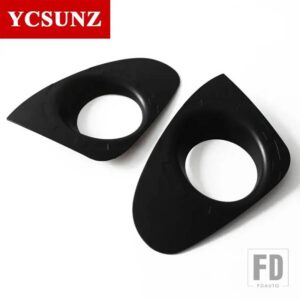 トヨタ ABS フォグライトカバー フォーチュナー SW4 2016-19 フォグランプフード車外装アクセサリー - Matte Black