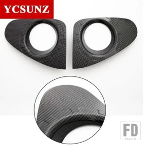 トヨタ ABS フォグライトカバー フォーチュナー SW4 2016-19 フォグランプフード車外装アクセサリー - old carbon fiber