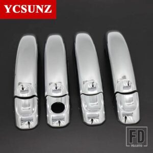 VW ABS ドアハンドルカバープロテクター アマロック 2009-19 カーアクセサリー - Chrome