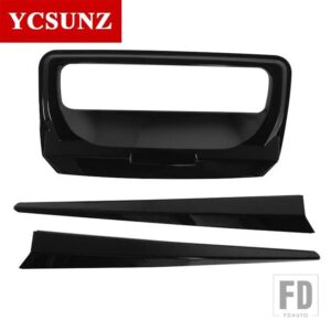 フォード 黒テールゲートハンドルトリムレンジャー WILDTRAK T6 T7 T8 2012-16-2019-21 アクセサリー - Gloss black