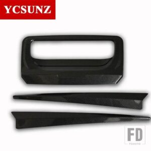 フォード 黒テールゲートハンドルトリムレンジャー WILDTRAK T6 T7 T8 2012-16-2019-21 アクセサリー - carbon