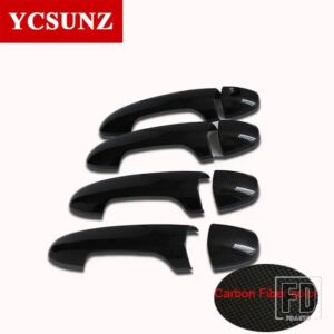 トヨタ ABS ドアハンドルカバー ハイラックス REVO ロッコ 2016-21 4 4 4 2 アクセサリー - Carbon Fiber