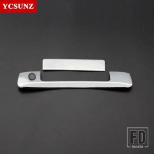マツダ ABS テールゲートハンドルカバー BT50 BT-50 2012-20 スマートホールアクセサリーなし - chrome with hole