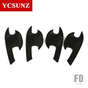 フォード 2012-2022 ドアハンドルボウルカバーエベレストエンデバーレンジャー WILDTRAK T6 T7 2012-18 アクセサリー - Black