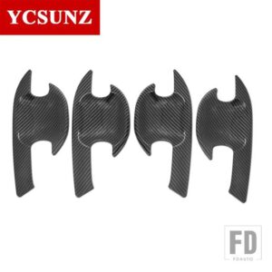 フォード 2012-2022 ドアハンドルボウルカバーエベレストエンデバーレンジャー WILDTRAK T6 T7 2012-18 アクセサリー - New CARBON