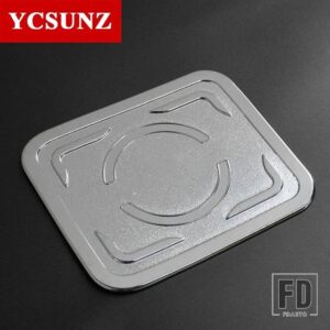 日産 マットブラック燃料タンクカバー テラ SUV 2018 2019 2020 車外装アクセサリー YCSUNZ - Chrome