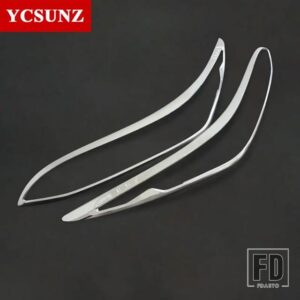 トヨタ ABS ヘッドライトカバー フォーチュナー SW4 2020 2021 2022 車外装アクセサリー YCSUNZ - Chrome