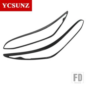 トヨタ ABS ヘッドライトカバー フォーチュナー SW4 2020 2021 2022 車外装アクセサリー YCSUNZ - Carbon Fiber