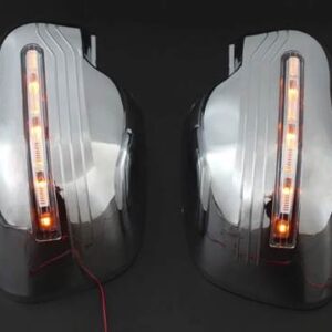 日産 サイドミラーカバー LED 付き ナバラ NP300 2014-18 2020 2021 2022 フロンティア 2015 外装部品 - Chrome