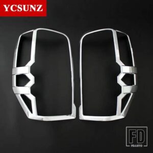三菱 テールライトカバー トライトン L200 2019-21 RAM 1200 STRADA STRAKAR BARBARIAN リアランプライトトリム YCSUNZ - Chrome