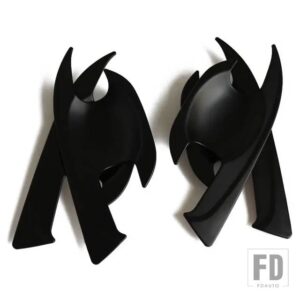 メルセデスベンツ ドアハンドルボウルカバーアクセサリー X クラス 2018 2019 ブラッククロームカーボンカラードアハンドル部品 YCSUNZ - Black