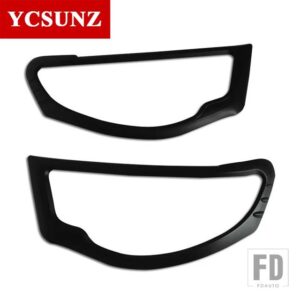 三菱 マットブラックヘッドライトカバートリム L200 トライトン 38991 - Black