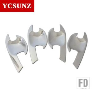 フォード ABS ドアハンドルインサート適合レンジャー WILDTRAK T6 T7 T8 2012-16-2021 ピックアップアクセサリー - Chrome