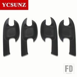 いすゞ ABS ドアハンドルボウルカバー D-MAX DMAX V-クロス 2020-24 AT35 SAFIR ダブルキャビンカーアクセサリー - Black