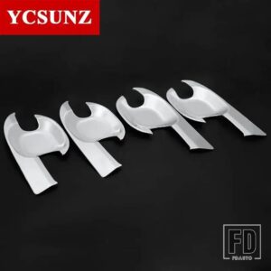 いすゞ ABS ドアハンドルボウルカバー D-MAX DMAX V-クロス 2020-24 AT35 SAFIR ダブルキャビンカーアクセサリー - Chrome