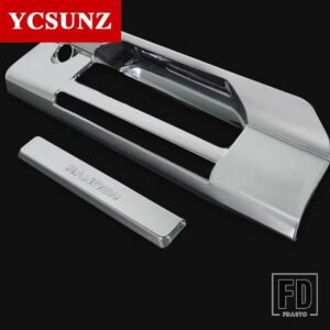 フォード ABS テールゲートボウルカバーレンジャー WILDTRAK 2022 2023 2024 スポーツ XLT リアハンドルダブルキャブカーアクセサリー YCSUNZ - Chrome 2Pcs