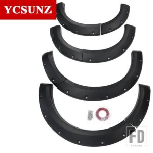 フォード 9インチホイールアーチフェンダーフレアマッドガードエベレスト 2022 2023 2024 カーアクセサリー YCSUNZ - non sensor hole