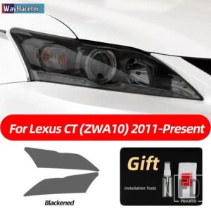 レクサス スモークブラック TPU ステッカーヘッドライトフィルム ES 300H NX CT GS は LC LS RX LX570 RC UX GX F スポーツ 2022 - CT 11-On