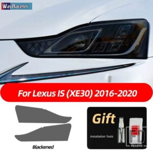 レクサス スモークブラック TPU ステッカーヘッドライトフィルム ES 300H NX CT GS は LC LS RX LX570 RC UX GX F スポーツ 2022 - IS 16-20