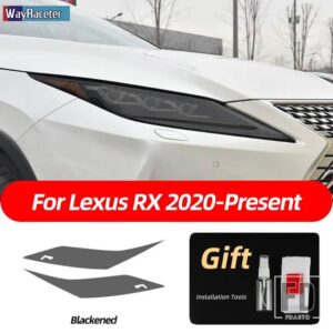 レクサス スモークブラック TPU ステッカーヘッドライトフィルム ES 300H NX CT GS は LC LS RX LX570 RC UX GX F スポーツ 2022 - RX 20-On