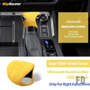 レクサス ULTRASUEDE スエードラップギアシフトノブトリムカバー GX550 2023 2024 GX J250 インテリアアクセサリー - Right Hand Drive12