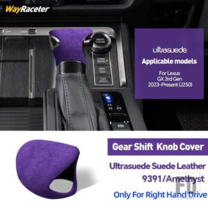 レクサス ULTRASUEDE スエードラップギアシフトノブトリムカバー GX550 2023 2024 GX J250 インテリアアクセサリー - Right Hand Drive13