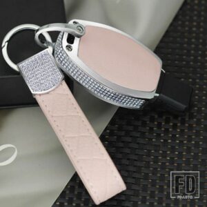 メルセデスベンツ 本革キーケースカバーシェル A B C E ML GL S GLA GLK CLSクラス W204 W205 W212 W463 W176 ACCESSORIE - pink diamond 2