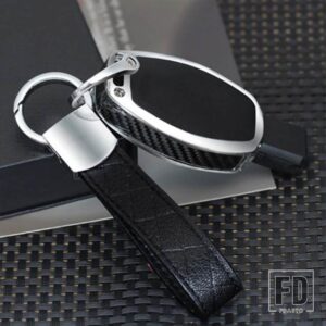 メルセデスベンツ 本革キーケースカバーシェル A B C E ML GL S GLA GLK CLSクラス W204 W205 W212 W463 W176 ACCESSORIE - carbon fiber 2