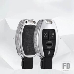 メルセデスベンツ 本革キーケースカバーシェル A B C E ML GL S GLA GLK CLSクラス W204 W205 W212 W463 W176 ACCESSORIE - black diamond 1