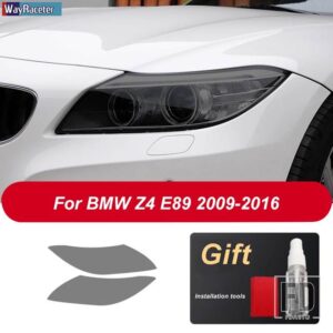 BMW ヘッドライトフィルムフロントスモークブラック TPU ステッカー M2 F87 M3 F80 M4 F82 F83 M5 F10 F90 M6 M8 I3 I8 Z4 E89 G29 - Z4 E89 09-16
