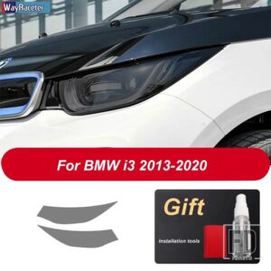 BMW ヘッドライトフィルムフロントスモークブラック TPU ステッカー M2 F87 M3 F80 M4 F82 F83 M5 F10 F90 M6 M8 I3 I8 Z4 E89 G29 - I3 13-20