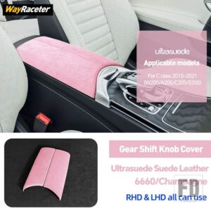 メルセデスベンツ ULTRASUEDE スエードラップ収納アームレストボックスパネルトリムカバー C W205 C205 A205 S205 W206 S206 2023 2024 AMG - 2015-20215