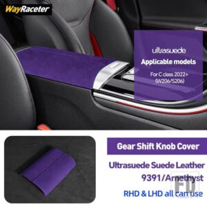 メルセデスベンツ ULTRASUEDE スエードラップ収納アームレストボックスパネルトリムカバー C W205 C205 A205 S205 W206 S206 2023 2024 AMG - 2022-On