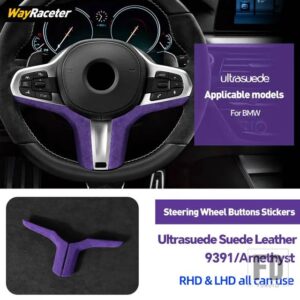 BMW ULTRASUEDE ステアリングホイールカバー X3 G01 F97 X4 G02 F98 X5 M F95 G05 X6 F96 G06 G29 G87 M3 G80 G81 M4 G82 G83 M5 F90 - White