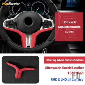 BMW ULTRASUEDE ステアリングホイールカバー X3 G01 F97 X4 G02 F98 X5 M F95 G05 X6 F96 G06 G29 G87 M3 G80 G81 M4 G82 G83 M5 F90 - Silver