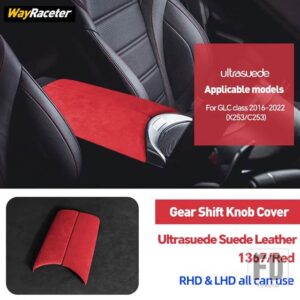 メルセデスベンツ ULTRASUEDE スエードラップ収納アームレストボックスパネルトリムカバー GLCクラス 2023 2024 X254 C254 AMG X253 C253 - X253 C253 16-22