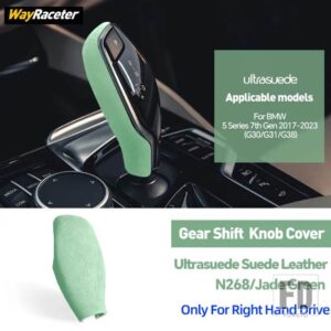 BMW ULTRASUEDE スエードラップギアシフトノブトリムカバー 5シリーズ 2017-23 G30 540I 530I G31 520D 550I - Right Hand Drive11