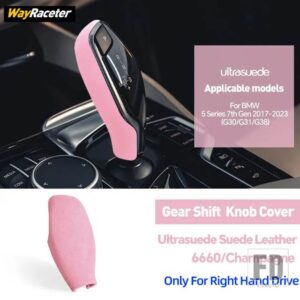 BMW ULTRASUEDE スエードラップギアシフトノブトリムカバー 5シリーズ 2017-23 G30 540I 530I G31 520D 550I - Right Hand Drive12